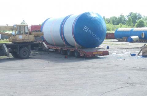 Пожарная емкость для воды 50м3 из стеклопластика 50000 литров POLEX FG