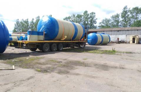 Емкость из стеклопластика для воды 80м3 POLEX FG