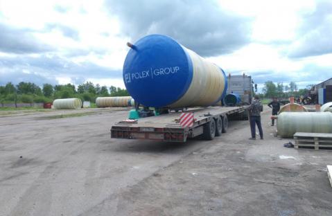 ПОставка пожарной емкости для воды 100м3 POLEX FG