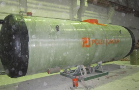 Емкость для серной кислоты из стеклопластика 15м3 POLEX FG