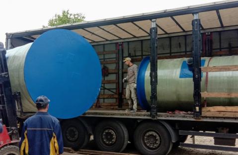 Производство накопительных емкостей из стеклопластика POLEX FG