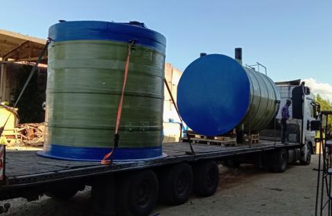Большие приемные колодцы для промышленной канализации POLEX FG